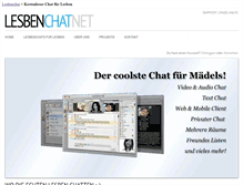Tablet Screenshot of lesbenchat.net